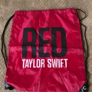 Taylor Swift “RED” drawstring backpack